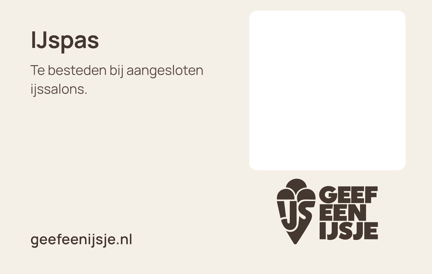 Deze kant is bij elke IJspas hetzelfde.